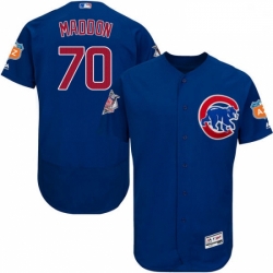 Mens Majestic Chicago Cubs 70 Joe Maddon Royal Blue Alternate Flex Base Authentic Collection MLB Jersey