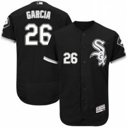 Mens Majestic Chicago White Sox 26 Avisail Garcia Black Flexbase Authentic Collection MLB Jersey