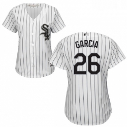 Womens Majestic Chicago White Sox 26 Avisail Garcia Replica White Home Cool Base MLB Jersey