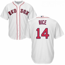 Youth Majestic Boston Red Sox 14 Jim Rice Replica White Home Cool Base MLB Jersey