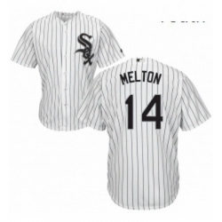 Youth Majestic Chicago White Sox 14 Bill Melton Authentic White Home Cool Base MLB Jersey