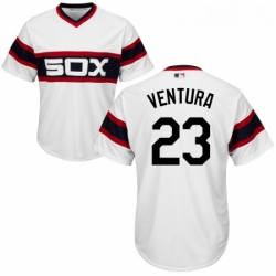 Youth Majestic Chicago White Sox 23 Robin Ventura Replica White 2013 Alternate Home Cool Base MLB Jersey