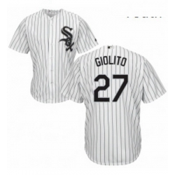 Youth Majestic Chicago White Sox 27 Lucas Giolito Replica White Home Cool Base MLB Jersey 