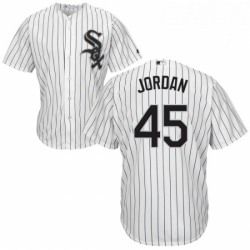 Youth Majestic Chicago White Sox 45 Michael Jordan Replica White Home Cool Base MLB Jersey