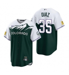 Men Nike Nike Colorado Rockies #35 Elias Diaz City Connect Stitched Baseball Jersey