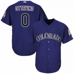 Youth Majestic Colorado Rockies 0 Adam Ottavino Authentic Purple Alternate 1 Cool Base MLB Jersey 