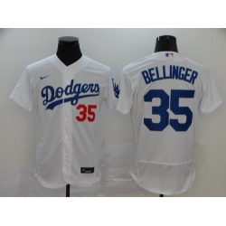 Dodgers 35 Cody Bellinger White 2020 Nike Flexbase Jersey