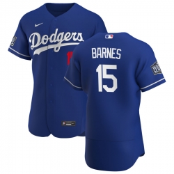 Men Los Angeles Dodgers 15 Austin Barnes Men Nike Royal Alternate 2020 World Series Bound Flex Base Player MLB Jersey