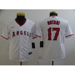 Youth Nike Los Angeles Angels #17 Shohei Ohtani White Home Stitched Baseball Jersey