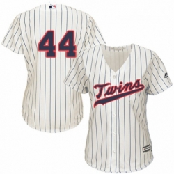 Womens Majestic Minnesota Twins 44 Kyle Gibson Authentic Cream Alternate Cool Base MLB Jersey 