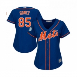 Womens New York Mets 85 Carlos Gomez Authentic Royal Blue Alternate Home Cool Base Baseball Jersey 