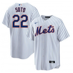 Youth New York Mets Juan Soto #22 White Cool Base Stitched MLB Jersey