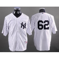 Men MLB Jerseys New York Yankees 62 Chamberlain White Cool Base jerseys