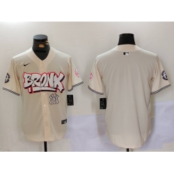 Men New York Yankees Blank The Bronx Graffiti V2 Vapor Limited Stitched Baseball Jersey 3