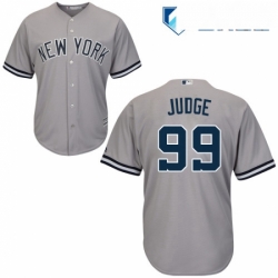 Mens Majestic New York Yankees 99 Aaron Judge Replica Grey Road MLB Jersey