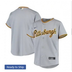 Men Pittsurgh Pirates Nike Gray Blank Jersey