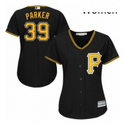 Womens Majestic Pittsburgh Pirates 39 Dave Parker Authentic Black Alternate Cool Base MLB Jersey