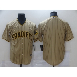 Men Nike San Diego Padres Brown Blank Coolbase Jersey