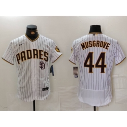 Men San Diego Padres 44 Joe Musgrove White 2024 Home Limited Stitched Baseball Jersey 1