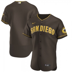 Men San Diego Padres Men Nike Brown Flex Base Alternate Team MLB Jersey