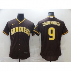 Youth Nike San Diego Padres 9 Jake Cronenworth Brown 2021 Road Player Jersey