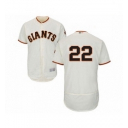 Mens San Francisco Giants 22 Yangervis Solarte Cream Home Flex Base Authentic Collection Baseball Jersey