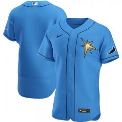 Men Tampa Bay Rays Men Nike Light Blue Alternate 2020 Flex Base Team MLB Jersey