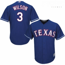 Mens Majestic Texas Rangers 3 Russell Wilson Replica Red Alternate Cool Base MLB Jersey