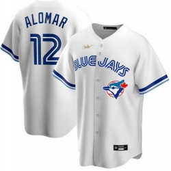 Blue Jays 12 Roberto Alomar White 2020 Nike Cool Base Jersey