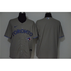 Blue Jays Blank Gray 2020 Nike Cool Base Jersey