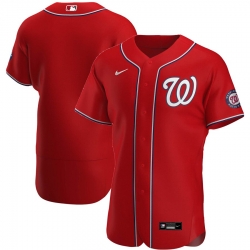 Men Washington Nationals Men Nike Red Alternate 2020 Flex Base Team MLB Jersey