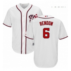 Youth Majestic Washington Nationals 6 Anthony Rendon Authentic White Home Cool Base MLB Jersey