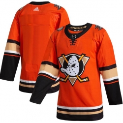 All Size Anaheim Ducks adidas Orange Home Authentic Blank Jersey