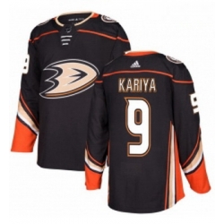 Youth Adidas Anaheim Ducks 9 Paul Kariya Premier Black Home NHL Jersey 