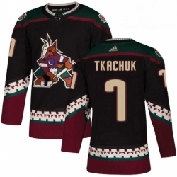 Youth Adidas Arizona Coyotes 7 Keith Tkachuk Premier Black Alternate NHL Jersey 