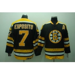 Boston Bruins #7 phil esposito black CCM Jerseys