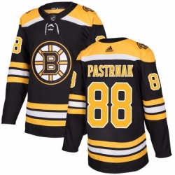 Youth Adidas Boston Bruins 88 David Pastrnak Premier Black Home NHL Jersey 