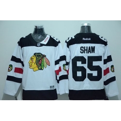 Blackhawks #65 Andrew Shaw White 2016 Stadium Series Stitched NHL Jersey