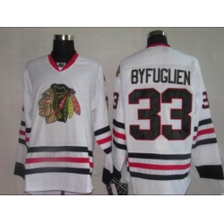 Chicago Blackhawks #33 Byfuglien white