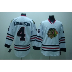 Chicago Blackhawks 4 hjalmarsson white Jerseys