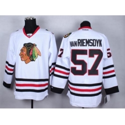 Chicago Blackhawks #57 Trevor Van Riemsdyk Whte Stitched NHL Jersey