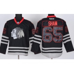 Chicago Blackhawks 65 Andrew Shaw Black ICE NHL Jerseys