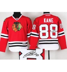 Chicago Blackhawks 88 Patrick Kane Red Signed Jerseys