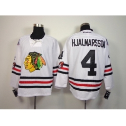 NHL Chicago Blackhawks #4 Niklas Hjalmarsson 2015 Winter Classic White Jerseys