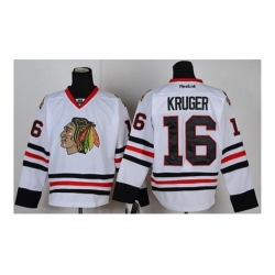 NHL Jerseys Chicago Blackhawks #16 kruger white[kruger]