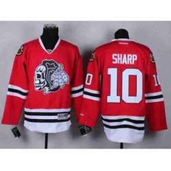 nhl jerseys chicago blackhawks #10 sharp red-1[the skeleton head]