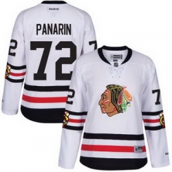 Blackhawks #72 Artemi Panarin White 2017 Winter Classic Womens Stitched NHL Jersey