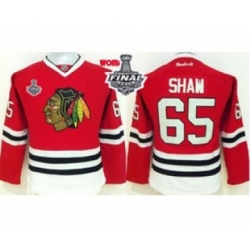 women nhl jerseys chicago blackhawks #65 shaw red[2015 stanley cup]