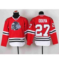 youth nhl jerseys chicago blackhawks #27 oduya red-1[the skeleton head][oduya]