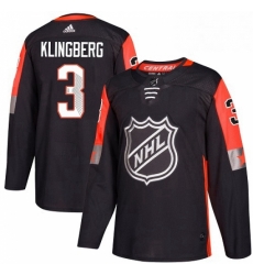 Mens Adidas Dallas Stars 3 John Klingberg Authentic Black 2018 All Star Central Division NHL Jersey 